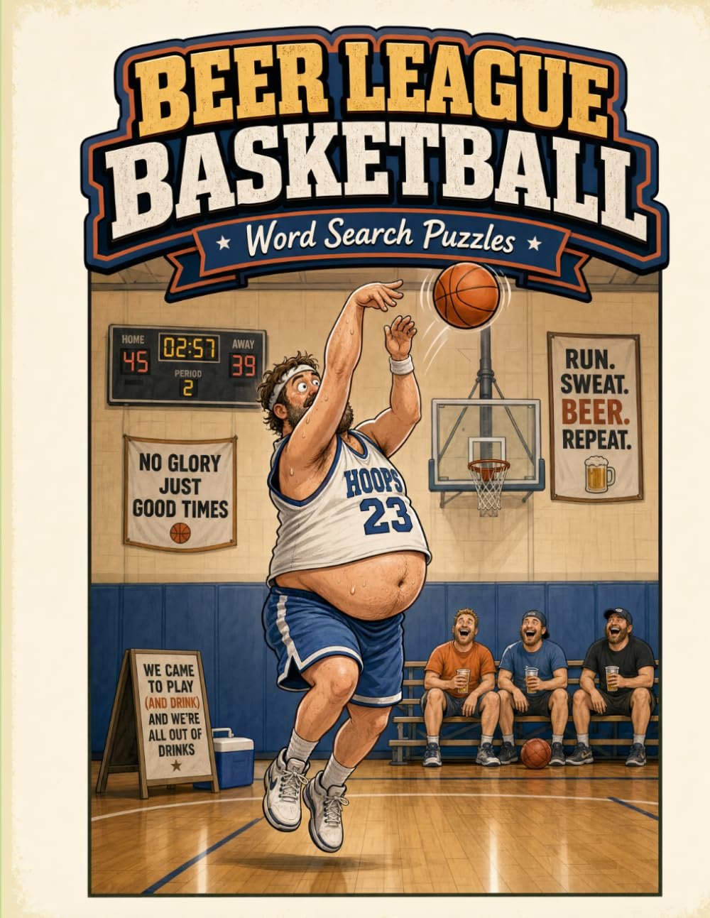 Beer League Basketball: Word Search Puzzles book cover