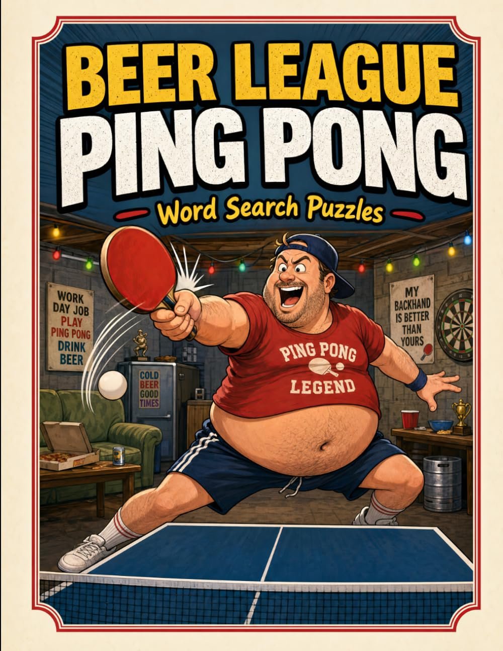 Beer League Ping Pong: Word Search Puzzles book cover
