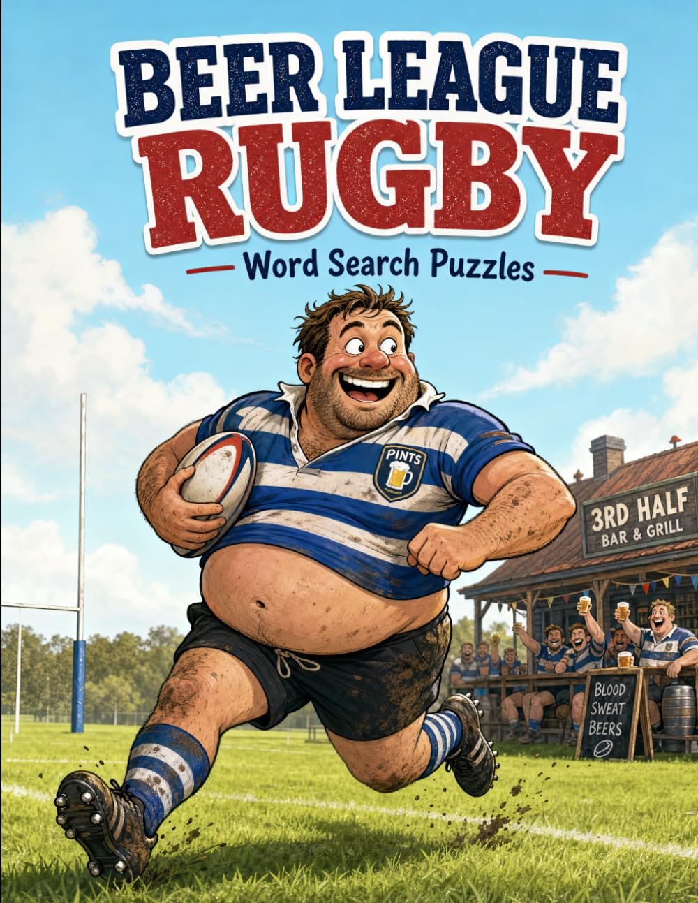 Beer League Rugby: Word Search Puzzles book cover