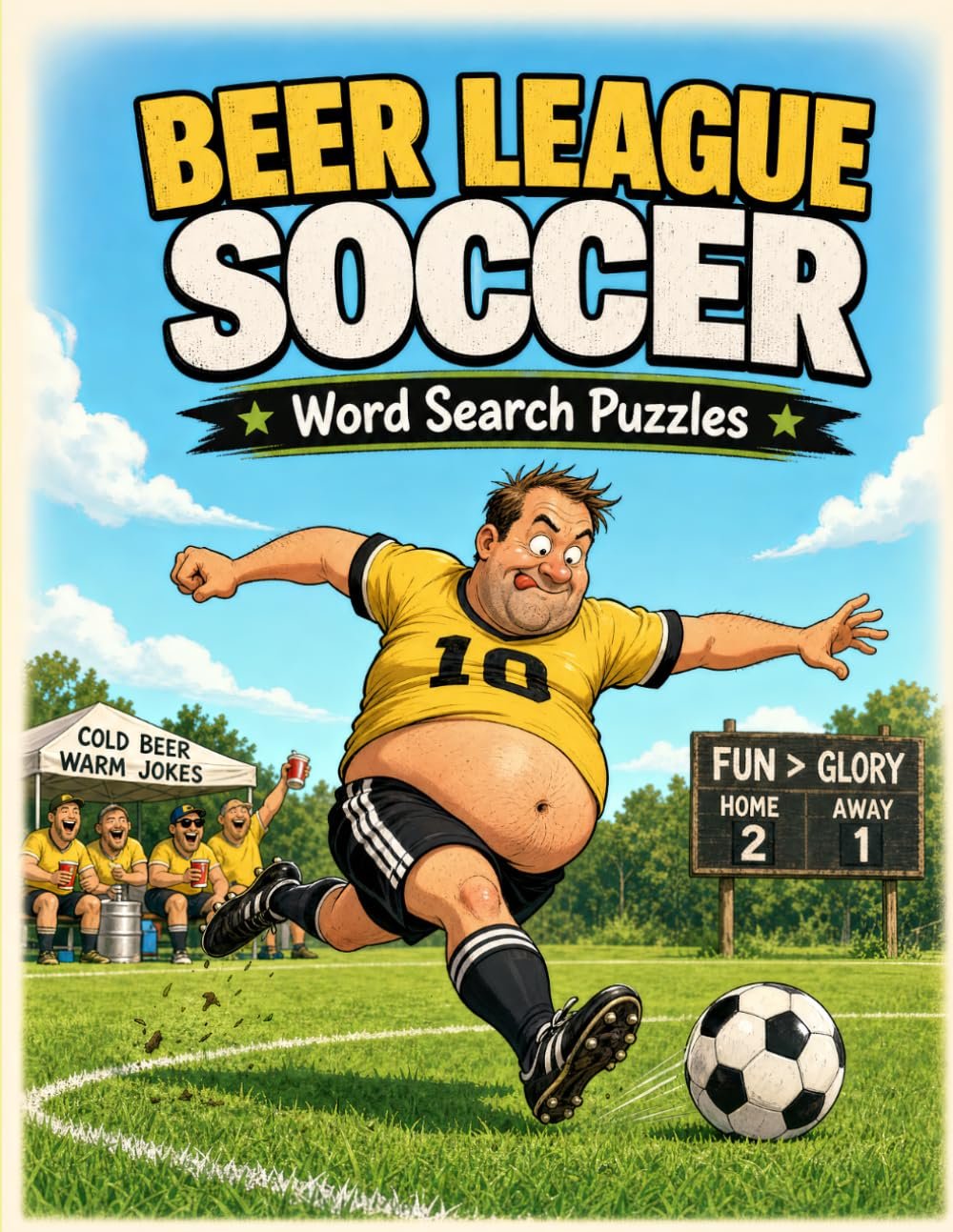 Beer League Soccer: Word Search Puzzles book cover